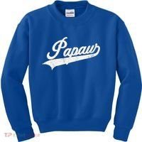 Papaw Retro Style Funny Father’S Day Gift For Dad Grandpa Gift Kids Sweatshirt thumb 0