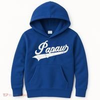 Papaw Retro Style Funny Father’S Day Gift For Dad Grandpa Gift Kids Hoodie thumb 0