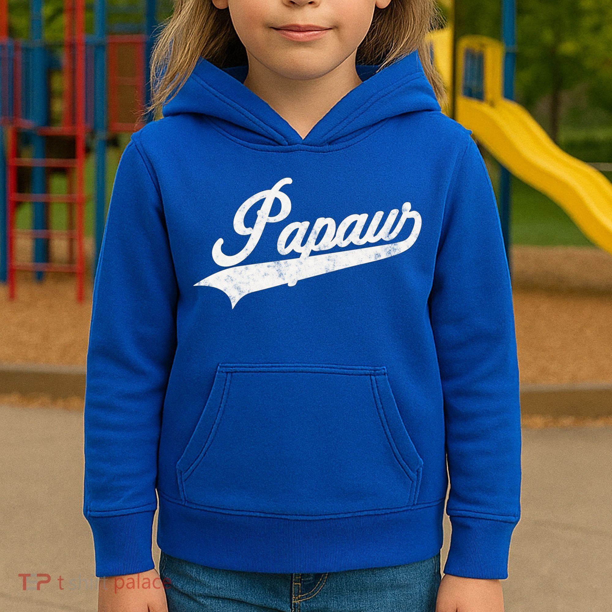 Papaw Retro Style Funny Father’S Day Gift For Dad Grandpa Gift Kids Hoodie
