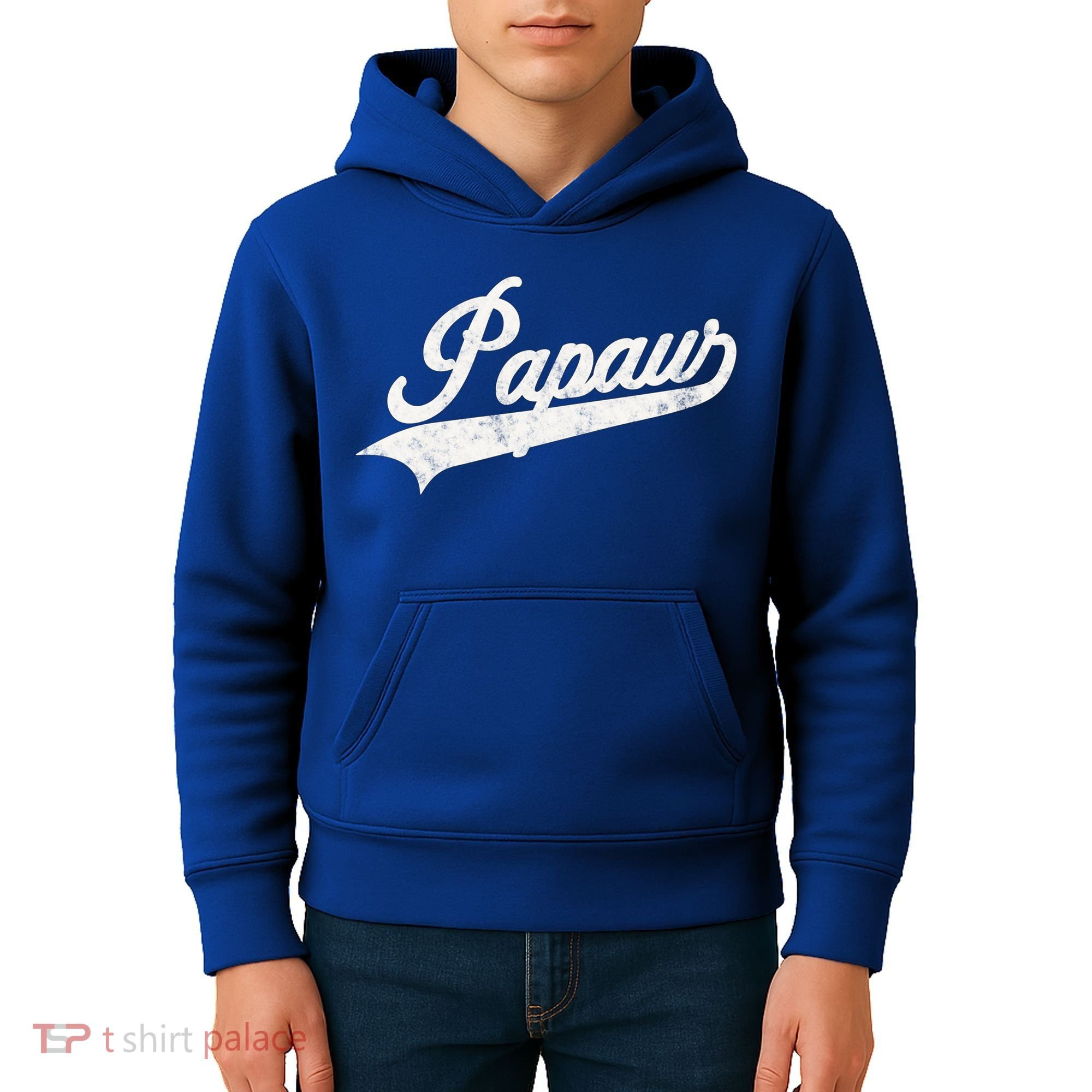 Papaw Retro Style Funny Father’S Day Gift For Dad Grandpa Gift Kids Hoodie