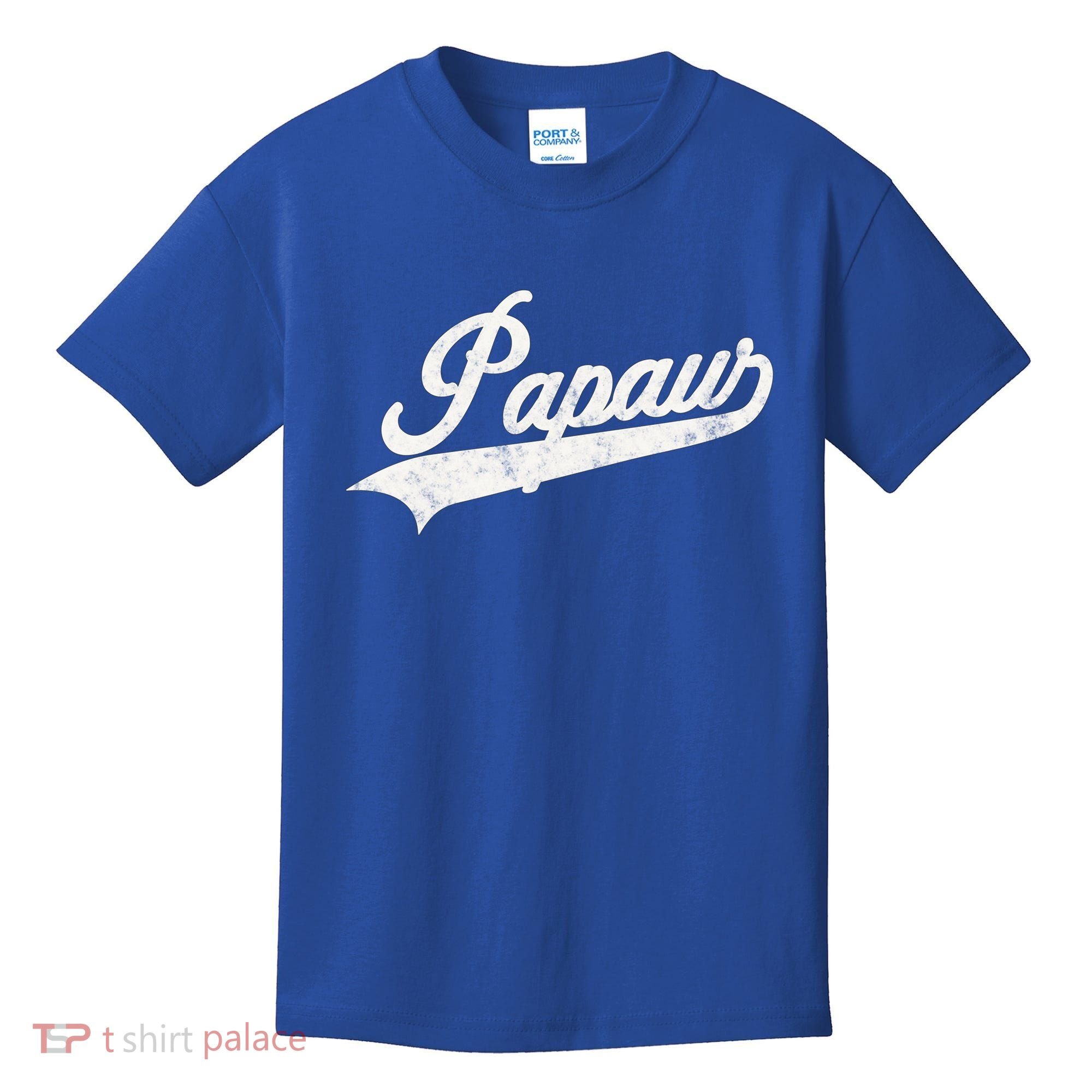 Papaw Retro Style Funny Father’S Day Gift For Dad Grandpa Gift Kids T-Shirt