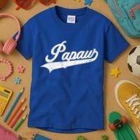 Papaw Retro Style Funny Father’S Day Gift For Dad Grandpa Gift Kids T-Shirt thumb 3