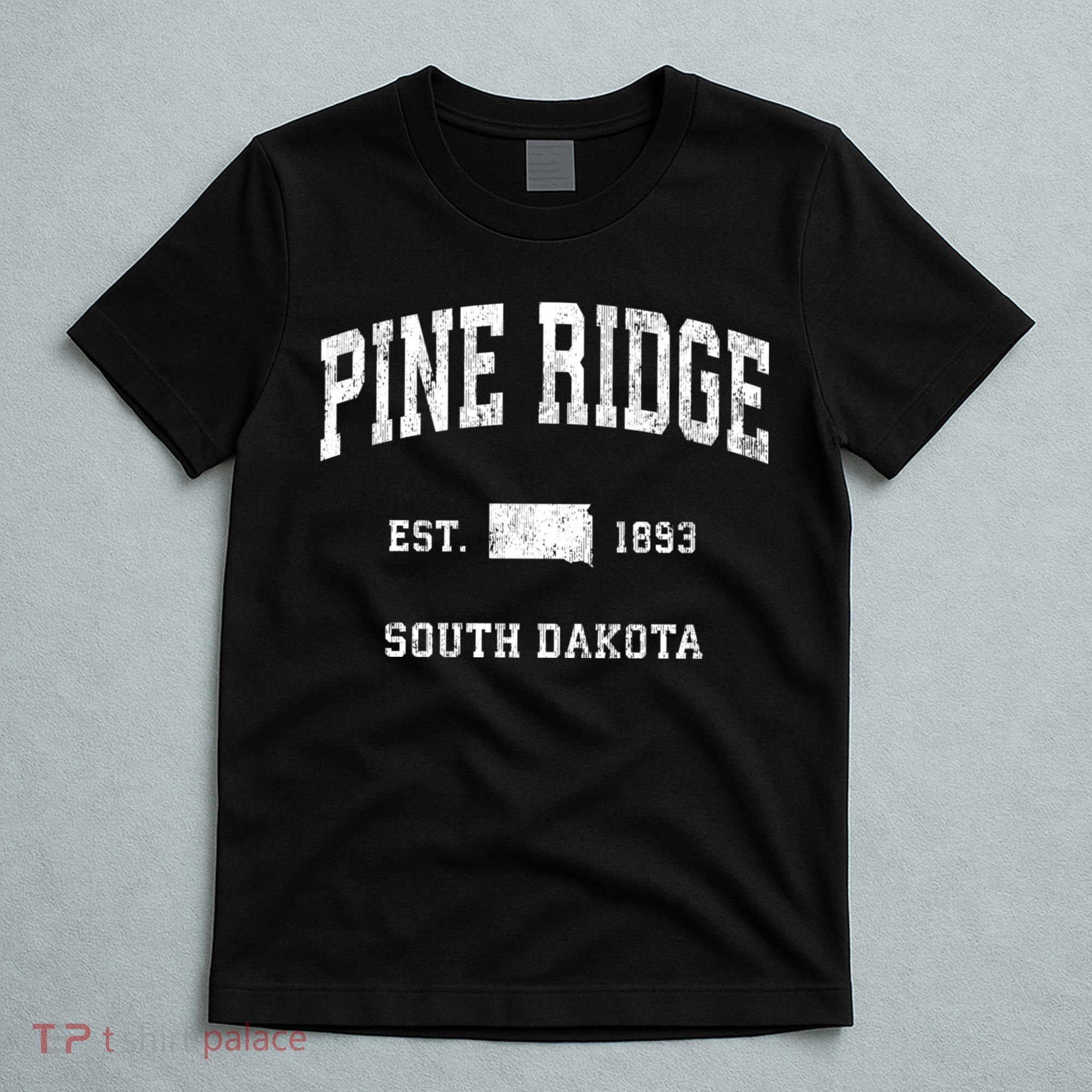 Pine Ridge South Dakota Sd Vintage Athletic Sports T-Shirt