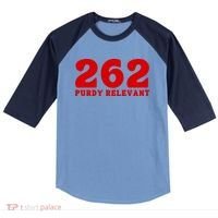 Purdy Relevant San Francisco Football Playoffs Raglan Baseball Sleeve Shirt thumb 0