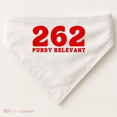 Purdy Relevant San Francisco Football Playoffs USA-Made Doggie Bandana
