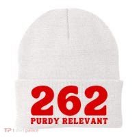 Purdy Relevant San Francisco Football Playoffs Beanie thumb 0