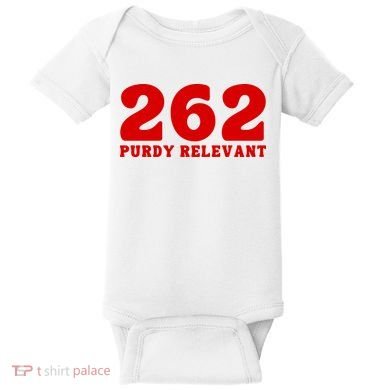 Purdy Relevant San Francisco Football Playoffs Baby Bodysuit