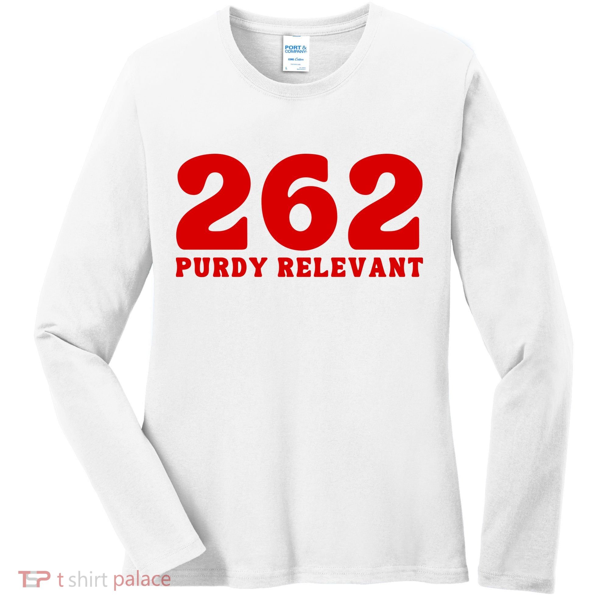 Purdy Relevant San Francisco Football Playoffs Women's Long Sleeve Shirt
