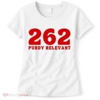 Purdy Relevant San Francisco Football Playoffs Women's T-Shirt thumb 0