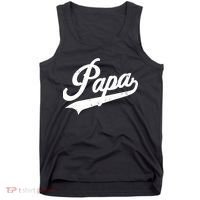Papa Retro Style Father’s Day Gift For Funny Papa Grandpa Tank Top thumb 0