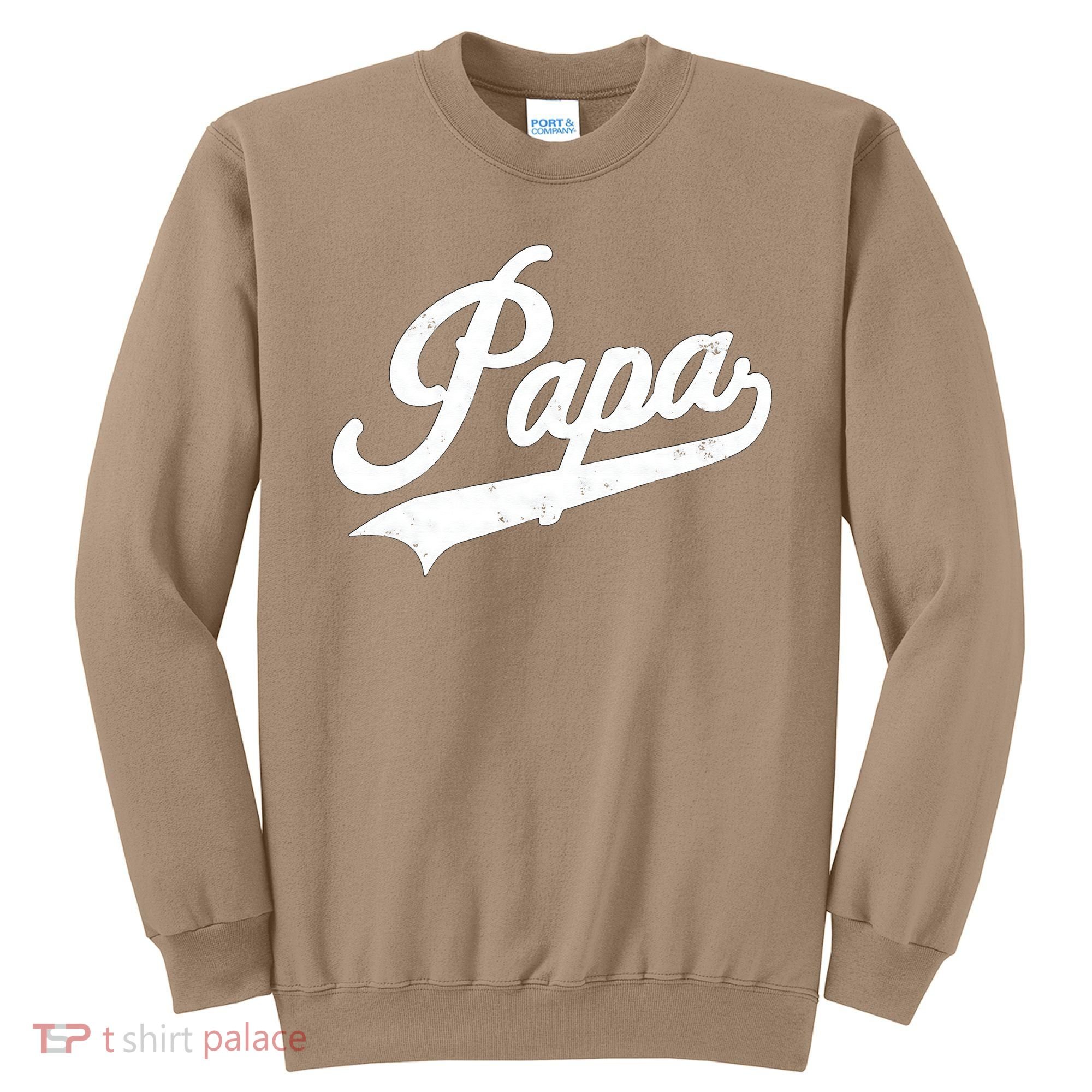 Papa Retro Style Father’s Day Gift For Funny Papa Grandpa Sweatshirt