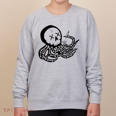 Punk Rock Skeleton Octopus Women's Sweatshirt