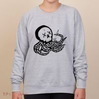 Punk Rock Skeleton Octopus Women's Sweatshirt thumb 0