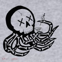 Punk Rock Skeleton Octopus Women's Sweatshirt thumb 2