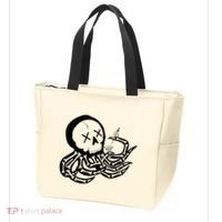 Punk Rock Skeleton Octopus Tote Bag thumb 3