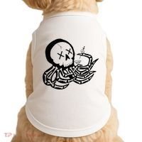 Punk Rock Skeleton Octopus Doggie Tank thumb 0