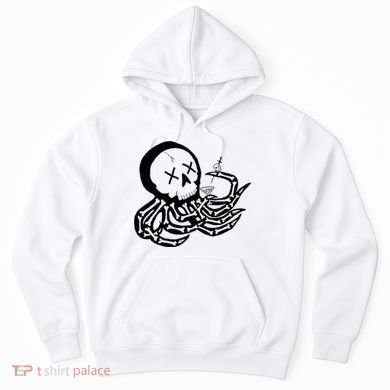 Punk Rock Skeleton Octopus Hoodie