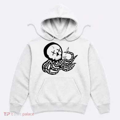 Punk Rock Skeleton Octopus Hoodie