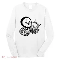 Punk Rock Skeleton Octopus Long Sleeve Shirt thumb 0