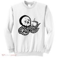 Punk Rock Skeleton Octopus Sweatshirt thumb 0