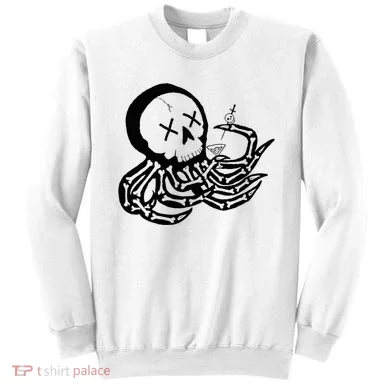 Punk Rock Skeleton Octopus Sweatshirt