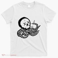 Punk Rock Skeleton Octopus T-Shirt thumb 0