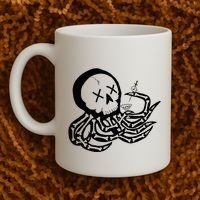 Punk Rock Skeleton Octopus Coffee Mug thumb 2