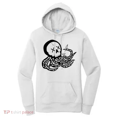 Punk Rock Skeleton Octopus Women's Hoodie