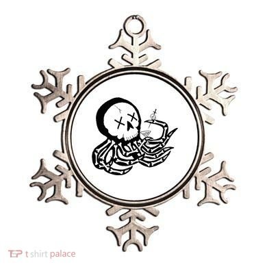 Punk Rock Skeleton Octopus Ornament