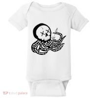 Punk Rock Skeleton Octopus Baby Bodysuit thumb 0