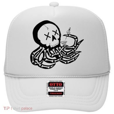 Punk Rock Skeleton Octopus Hat