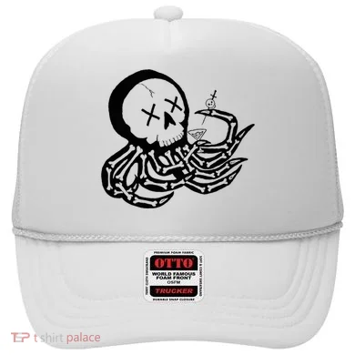 Punk Rock Skeleton Octopus Hat