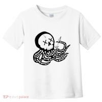 Punk Rock Skeleton Octopus Toddler T-Shirt thumb 0