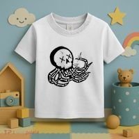 Punk Rock Skeleton Octopus Toddler T-Shirt thumb 3