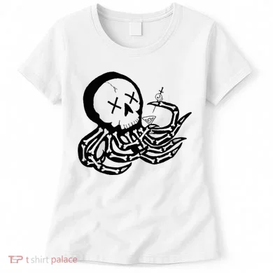 Punk Rock Skeleton Octopus Women's T-Shirt