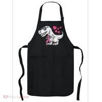 Pink Ribbon TRex Breast Cancer Awareness Apron thumb 0