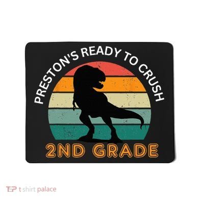 preston's ready to crush 2nd grade Mousepad