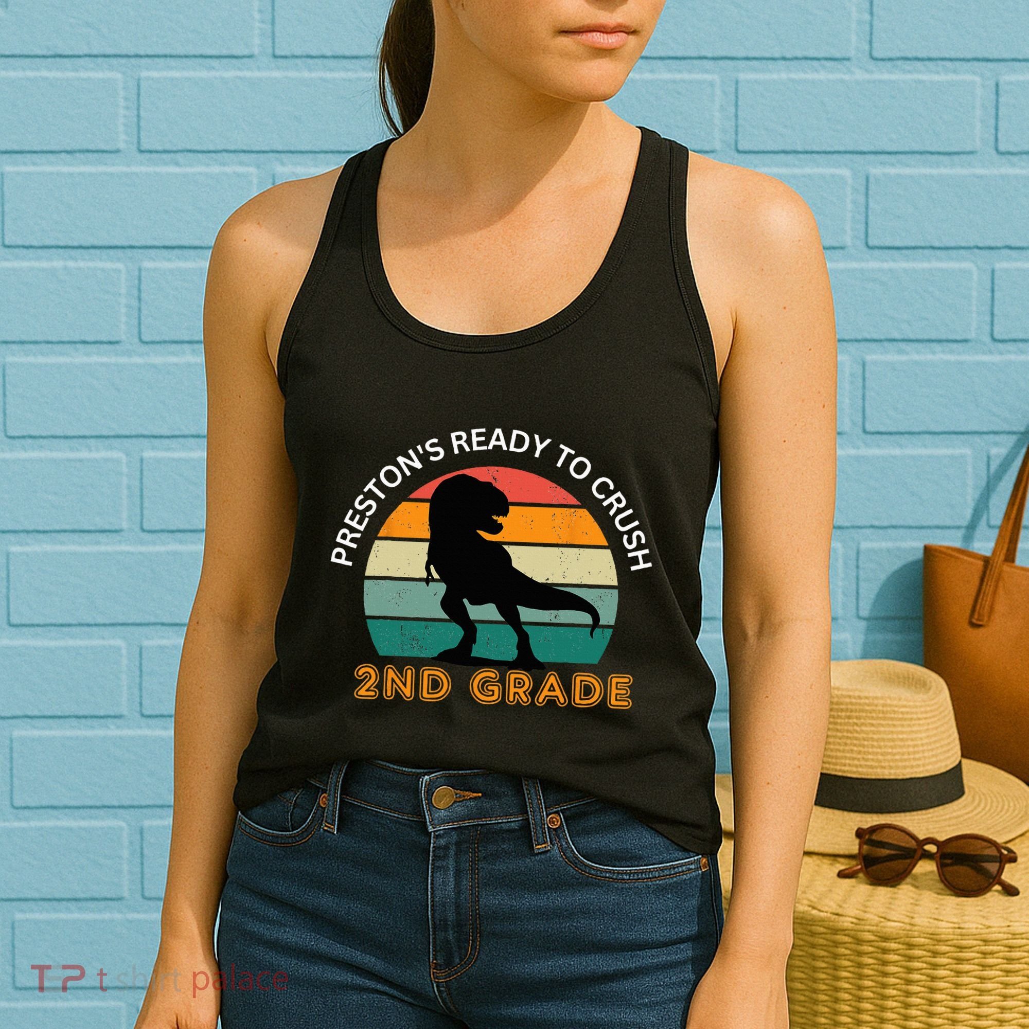 preston's ready to crush 2nd grade Women's Tank Top