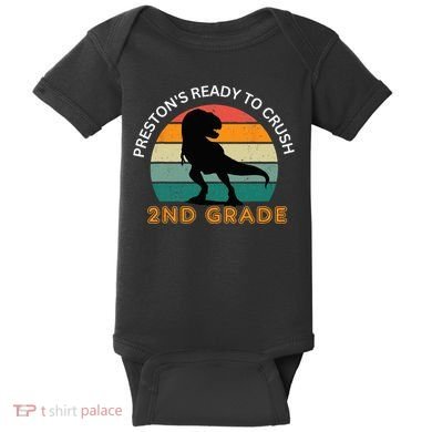 preston's ready to crush 2nd grade Baby Bodysuit