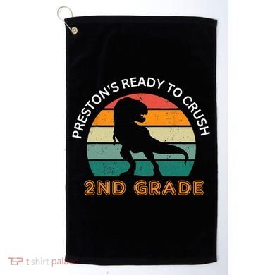 preston's ready to crush 2nd grade Golf Towel