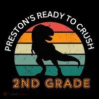 preston's ready to crush 2nd grade Toddler T-Shirt thumb 4