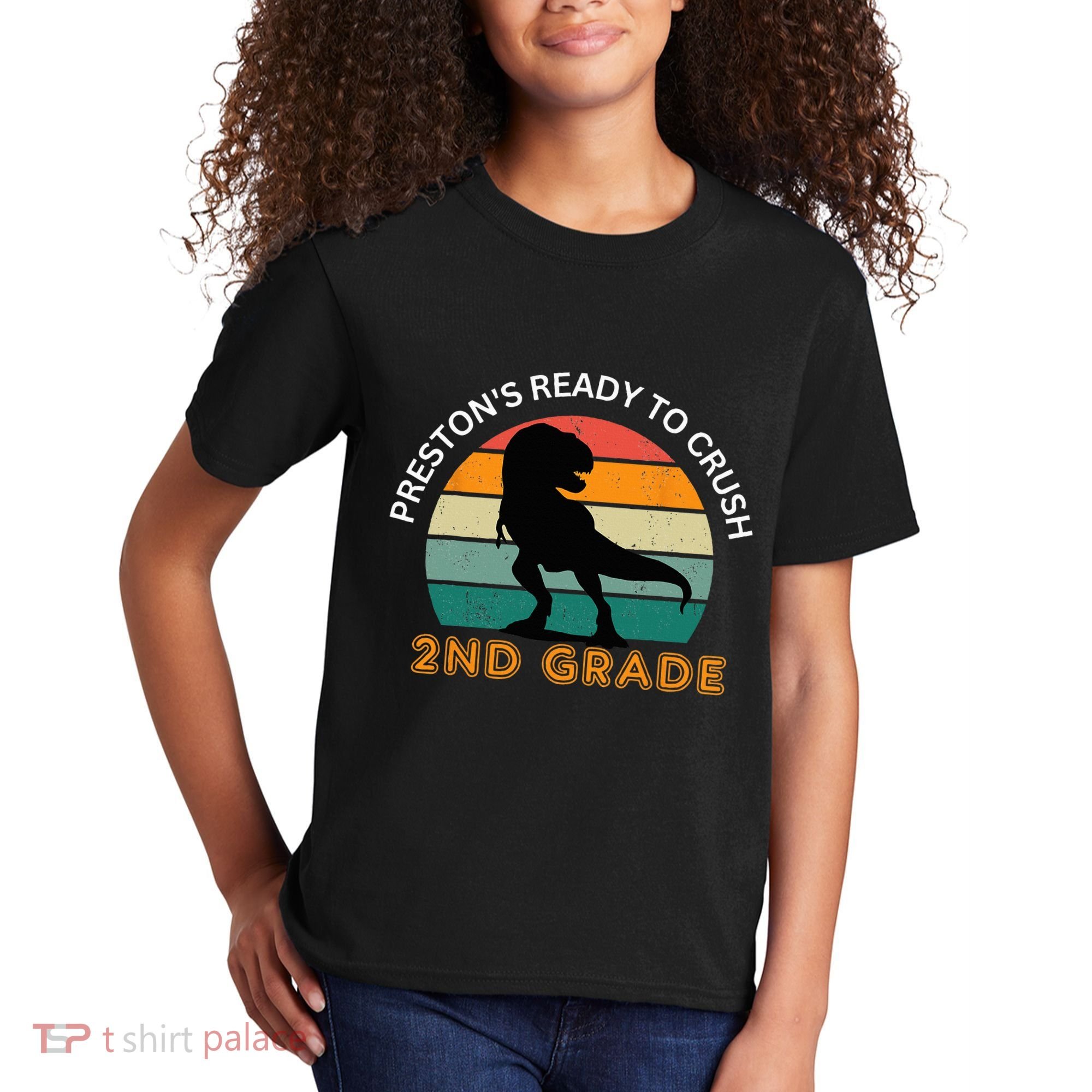 preston's ready to crush 2nd grade Kids T-Shirt