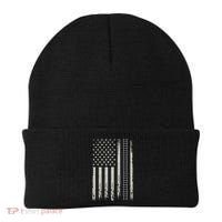 Patriotic Railroad Trains American Flag Trains Lovers Beanie thumb 0