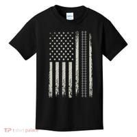 Patriotic Railroad Trains American Flag Trains Lovers Kids T-Shirt thumb 0