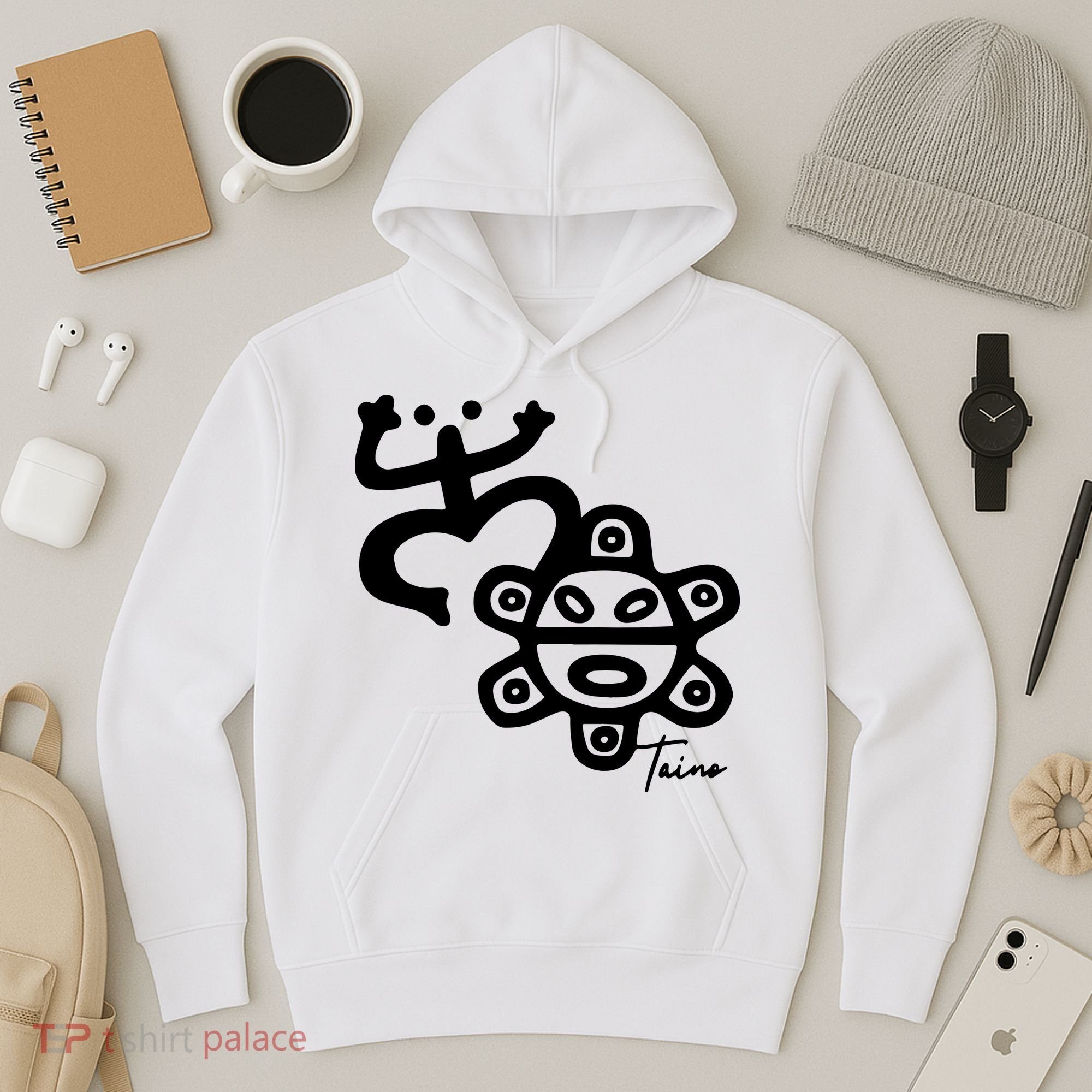 Puerto Rico Taino Coqui Frog Hoodie