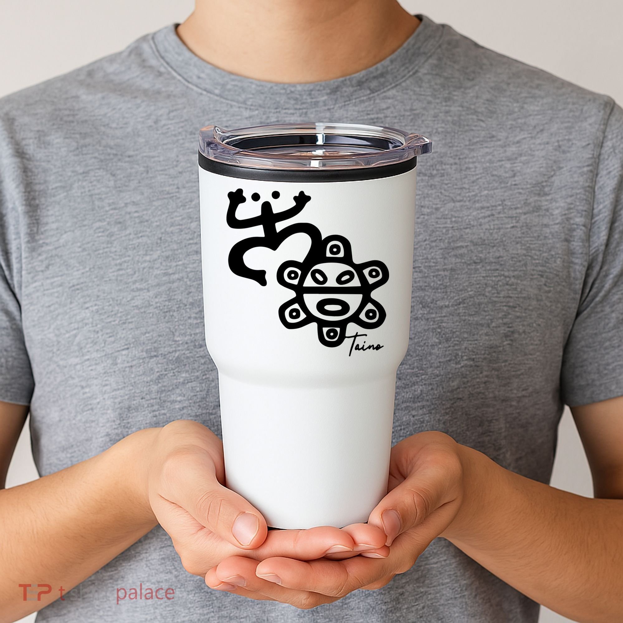 Puerto Rico Taino Coqui Frog Tumbler