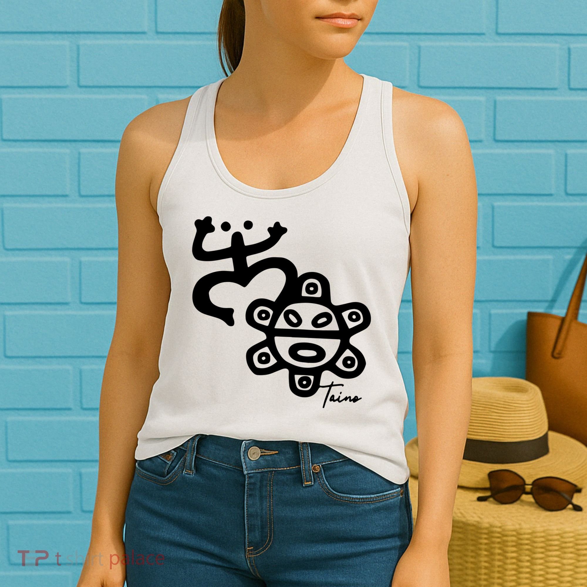 Puerto Rico Taino Coqui Frog Women's Tank Top