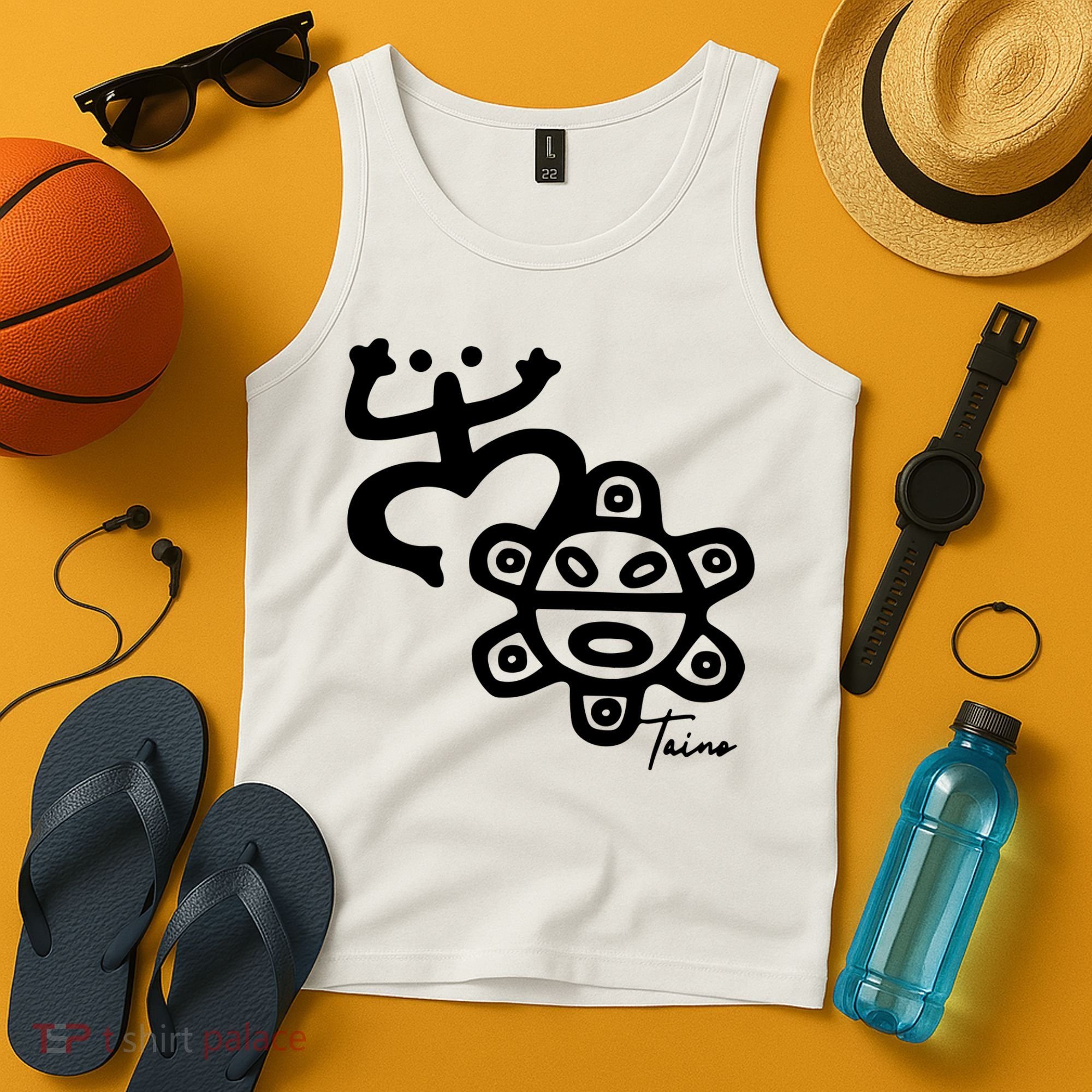 Puerto Rico Taino Coqui Frog Tank Top