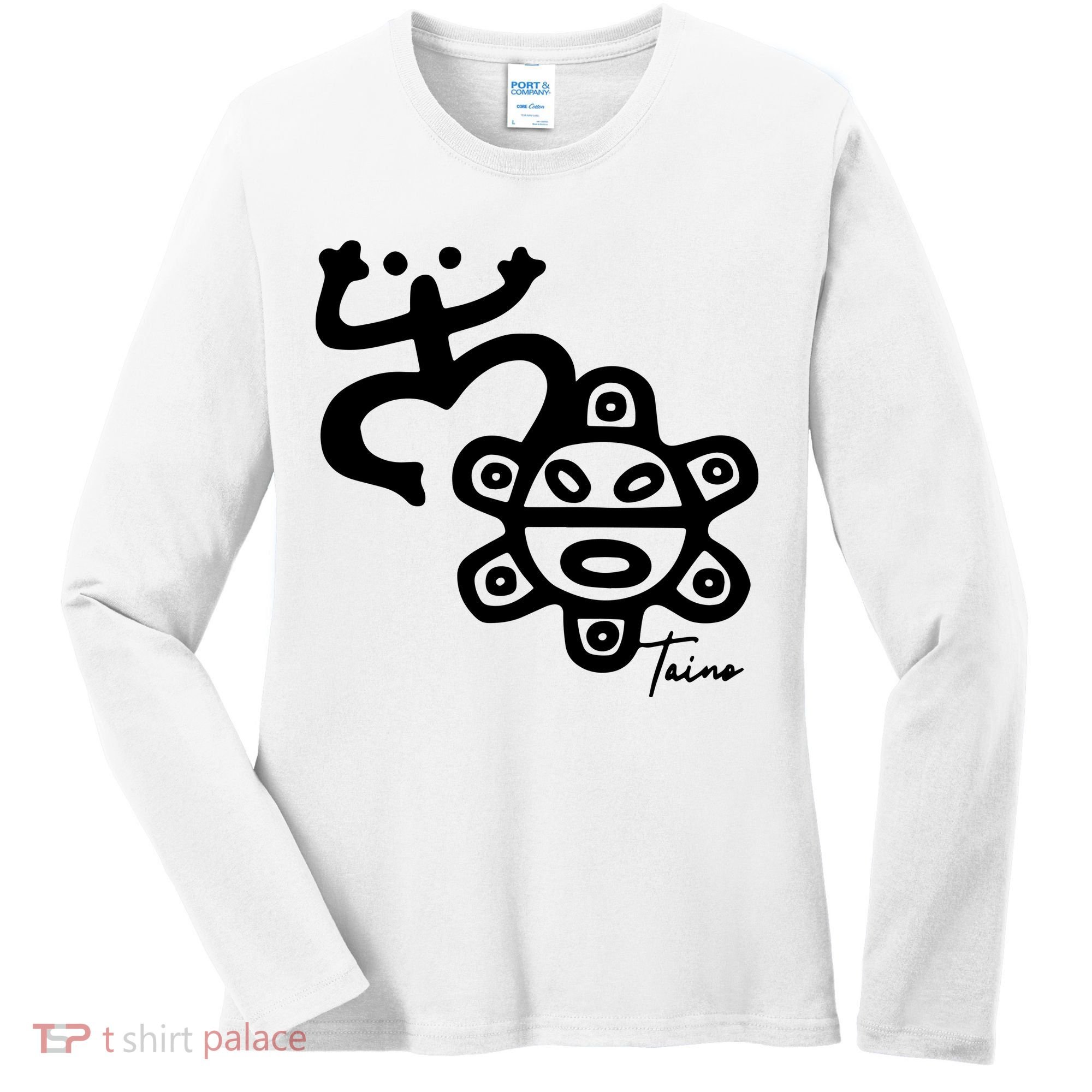 Puerto Rico Taino Coqui Frog Women's Long Sleeve Shirt