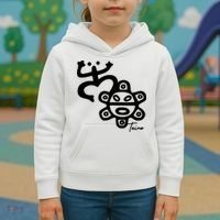 Puerto Rico Taino Coqui Frog Kids Hoodie thumb 3